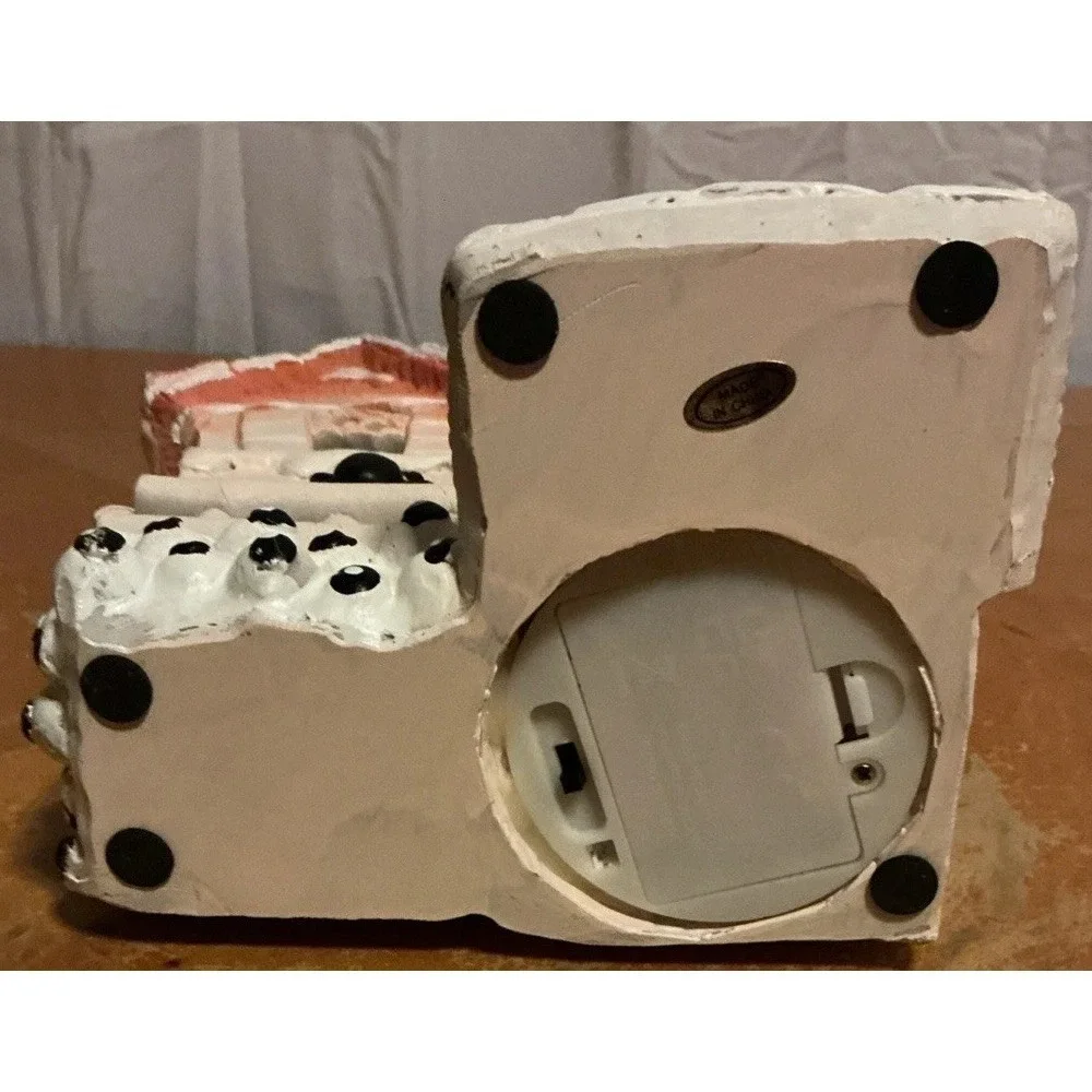 Halloween Gingerbread Pink Pastel Haunted House with Ghost 13.5 